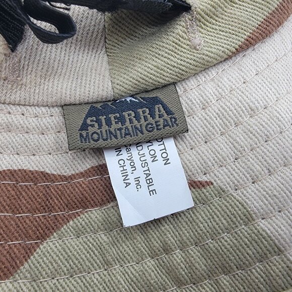 Sierra Mountain Gear Camo Bucket Hat Outdoor Hiking Camping Cap Casual - Picture 5 of 9